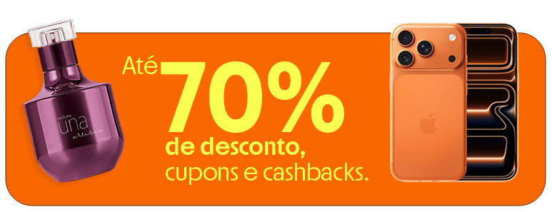 Use o cupom de 30 reais de desconto na primeira compra